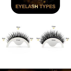 img 3 attached to 👁️ Reusable Self Adhesive Eyelashes: No Eyeliner or Glue Needed, Easy to Apply, Stable & Waterproof False Lashes - Perfect Gift for Women - Natural Look (2 Pairs)