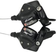 microshift mtb triple 3x9 speed shift levers ts70-9: superior shimano-compatible shifters for mountain bikes logo