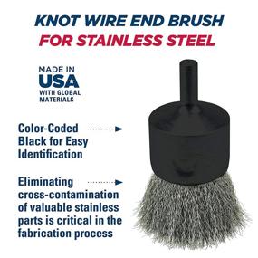 img 2 attached to Weiler Brush Stainless Crimped 🧹 Diameter: Optimal Cleaning Power for Precision Tasks