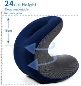 img 1 attached to Nap Pillow Homeculture Orthopedic Machine Washable
