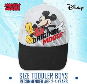 img 1 attached to 🐭 Disney Boys Mickey Mouse Baseball Cap - Toddler to Little Kid (Ages 2-7)