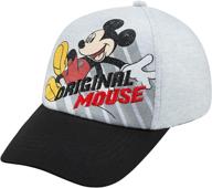 🐭 disney boys mickey mouse baseball cap - toddler to little kid (ages 2-7) logo