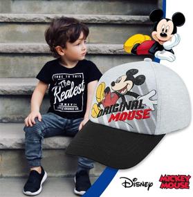 img 2 attached to 🐭 Disney Boys Mickey Mouse Baseball Cap - Toddler to Little Kid (Ages 2-7)