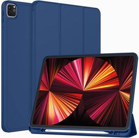 img 4 attached to ToaPoia Case For IPad Pro 11 Inch Case 2021(3Rd Gen) With Pencil Holder