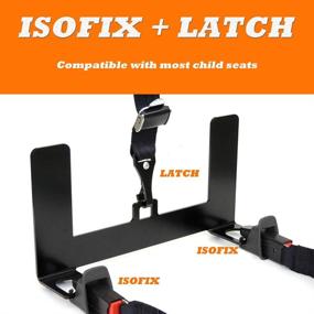 img 3 attached to 🔒 Universal Steel Latch Interface for ISOFIX Belt Connector - Samman Car ISOFIX Mount Bracket for Child Safety Seat (1PC)