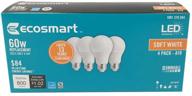 ⚡️ ecosmart energy dimmable 4-pack industrial electrical (equivalent) logo