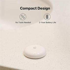img 3 attached to Aqara Water Leak Sensor: Wireless Mini Flood Detector for Alarm System & Smart Home Automation - Works with IFTTT