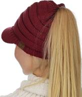 cc beanietail messy ponytail beanie логотип