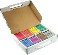🖍️ prang crayons master pack, 8 assorted large size colors, 200 count (32341) - enhanced seo logo