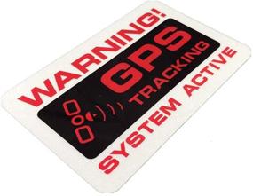 img 1 attached to Styling Warning Tracking Motorcycle 120X75Mm
