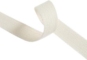 img 3 attached to 🎀 Enetix 1.5 Inch Off White Heavy Cotton Webbing Roll, Multi-Purpose Ribbon Tape for DIY Craft, 50 Yards (1.5'')