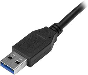 img 2 attached to 🔌 StarTech.com USB to USB C Cable - 3 Feet / 1 Meter - 10 Gbps - USB-C to USB-A - USB 2.0 Cable - USB Type C (USB31AC1M) - Black