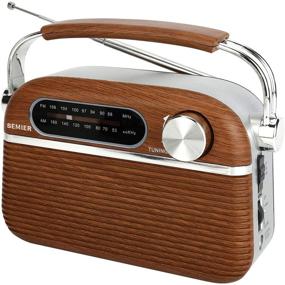 img 4 attached to 📻 Vintage AM FM Portable Radio with Bluetooth Speaker: Battery & AC Powered Retro Transistor Radio for Home and Outdoor Use