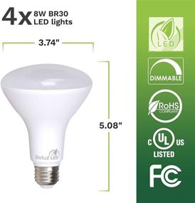 img 2 attached to 💡 Efficient Bioluz LED Dimmable Replacement UL Listed - Optimal Lighting Solution