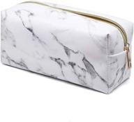 marble makeup portable cosmetic storage logo