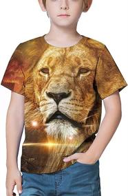 img 3 attached to LAIDIPAS Unisex Shirts Animal Summer Boys' Clothing via Tops, Tees & Shirts