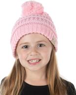 🧢 funky junque exclusives beanie: cozy pom hat for stylish kids in winter logo