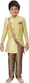 img 4 attached to AHHAAAA Ethnic Western Sherwani Waistcoat Boys' Clothing at Suits & Sport Coats