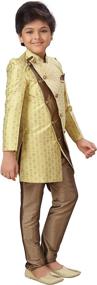 img 1 attached to AHHAAAA Ethnic Western Sherwani Waistcoat Boys' Clothing at Suits & Sport Coats