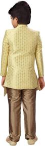 img 3 attached to AHHAAAA Ethnic Western Sherwani Waistcoat Boys' Clothing at Suits & Sport Coats