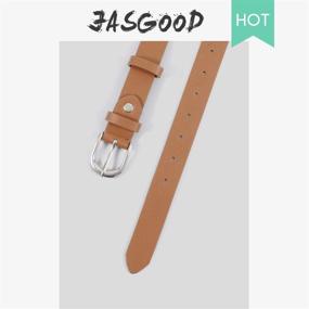 img 2 attached to 👩 Stylish Plus Size Women's Leather Belt with Western Design & Alloy Buckle