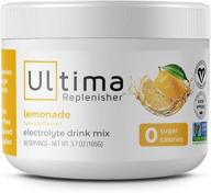 🍋 ultima replenisher electrolyte hydration powder: lemonade flavor, 30 servings - sugar free, zero calories & carbs - gluten-free, keto & non-gmo with essential minerals logo