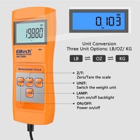 img 2 attached to Elitech LMC 200A Electronic Refrigerant Charging