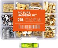 🖼️ hongway 276pcs picture hanging kit: heavy duty frame hooks, hanging wire, screw eyes, d ring, sawtooth hardware - ultimate frame mounting solution logo