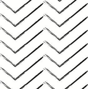 img 4 attached to Black and White Modern Stripe Peel and Stick Contact Paper 17.7''×157'' - Self Adhesive & Removable Wallpaper for Boho Decor, Easy to Line Up, Ideal for Bedroom Backsplash and Wall Covering