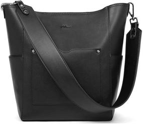 img 4 attached to 👜 Designer Leather Shoulder Handbag for Women - CLUCI Handbags, Wallets, and Totes