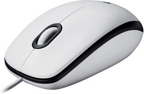 img 4 attached to Logitech M100 Corded Mouse in White - Efficient and Reliable (Model: 910-005004)