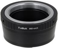 📷 fotodiox m42 lens to micro 4/3 lens mount adapter for olympus pen and panasonic lumix cameras - 42mm x1 thread screw logo
