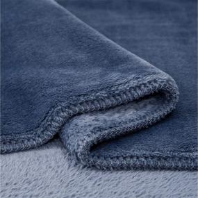 img 3 attached to Укутайтесь в уютном пледе UGG Whitecap Plush Flannel - Oversized Throw Blanket в дениме