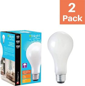 img 3 attached to A21 Incandescent Dimmable 3 Way Light Bulb, 50W/100W/150W, 520/1230/1750 Lumens, 💡 2700K, E26 Medium Base, 120V, 2 Pack: Versatile and Energy Efficient Lighting Solution