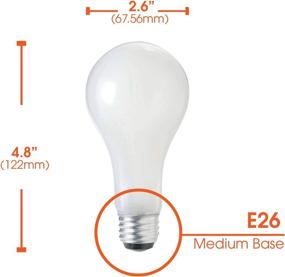 img 2 attached to A21 Incandescent Dimmable 3 Way Light Bulb, 50W/100W/150W, 520/1230/1750 Lumens, 💡 2700K, E26 Medium Base, 120V, 2 Pack: Versatile and Energy Efficient Lighting Solution