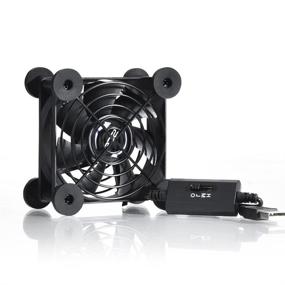 img 4 attached to 🔌 SCCCF Quiet 80mm USB Fan - Portable Cooling for Xbox, DVR, Playstation, Router, TV, Computer Cabinet & More