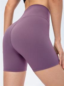 img 3 attached to Lavento Womens Naked Feeling Shorts