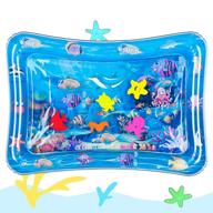 👶 hitituto tummy time baby water mat: inflatable activity center for 3-24 months, perfect baby gift! логотип