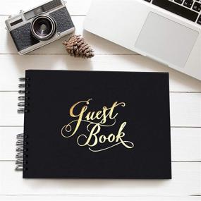 img 2 attached to 📷 KIJETA Black Polaroid Guest Book – Wedding, Funeral, Baby Shower, Birthday, Bridal Shower, Graduation Party, 50th Anniversary | 11.5” x 8.5”, 80 Blank Pages