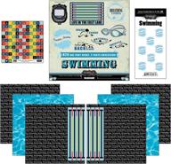 🏊 enhance your scrapbooking experience with the scrapbook customs go big swimming paper and stickers kit logo