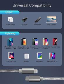 img 2 attached to ⚡️ MFi Certified USB C to Lightning Cable for Industrial Electrical Needs