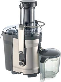 img 4 attached to 🍊 Oster Easy-to-Clean Professional Juicer: Stainless Steel Extractor with Auto-Clean, XL Capacity - Gray