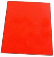📬 premium a4 orange rubber stamp sheet for laser engraving machine (2.3mm thickness) logo