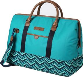 img 4 attached to Teal Arctic Zone Hot and Cold Insulated Picnic Satchel