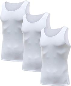img 4 attached to Fan Hua Sleeveless Compression Baselayer Sports & Fitness