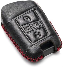 img 2 attached to Vitodeco Genuine Leather Smart Key Fob Case Compatible For Volkswagen Atlas Interior Accessories