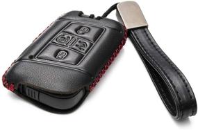 img 3 attached to Vitodeco Genuine Leather Smart Key Fob Case Compatible For Volkswagen Atlas Interior Accessories