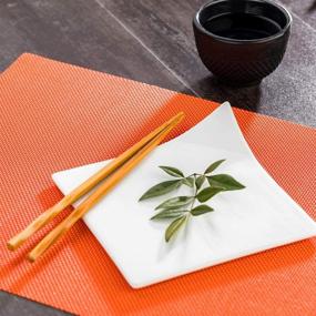 img 1 attached to 🍊 Carmel Tangerine Placemat by Restaurantware RWA0418