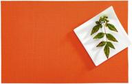 🍊 carmel tangerine placemat by restaurantware rwa0418 логотип