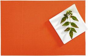 img 3 attached to 🍊 Carmel Tangerine Placemat by Restaurantware RWA0418